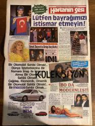 HAFTANIN SESİ GAZETESİ - DOĞUM GÜNÜ HEDİYESİ (TURKİSH - NEWSPAPER) - 13 ŞUBAT 1986 - SAYI : 7 - TAM TAKIM 12 SAYFADIR -Müjde Ar-Türkan Şoray-Başar Sabuncu-Pınar Kür-Atıf Yılmaz-Şahin Kaygun-Afife Jale-Olgun Eltan-Ağah Özgüç-Emel Sayın-Müşerref Akay-Ahmet Sabah-David Youness-İbrahim Tatlıses-Perihan Savaş-Aydemir Akbaş-Derya Tuna-Meral Zeren-Selami Şahin-Bilgen Gökçen-Hasan Korkut-Yılmaz Köksal-Tugay Toksöz-Altan Günbay-Fatma Girik-Tamer Yiğit-Peri Han-Günay Girik-Fulden Uras-Raquel Welch-Güngör Bayrak-Arzu Aydın-Kaya Çilingiroğlu-Dursun Karadağ-Murat Özgü-Vahdet Vural-Birgül-Sinem-Zeynep Özal-Kenan Evren-Semra Özal-Zeynep Ekren-Erdal İnönü-Turgut Özal-Erhan Göksel-Barış Manço-Halil İbrahim-İlhan Özsoy-Yusuf Kurçenli-Sondos Unsu-Merdoğlu Ömer Bey-Ayşe Şasa-Suna Yıldızoğlu-Türkan Şoray-Fatma Girik-Nurdan Torun-Fikret Kırcan-Fahrettin Aslan-Tüdanya-Bergen-Perihan Savaş-Kemal Sunal-Unal Küpeli-Ediz Onay-Hakan Balamir-Erdem Kral-Coşkun Sabah-Selami Uktan-Enver Demirkan-Mehmet Bozkuş-Hayri C
