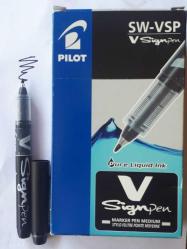 Pilot Kalem Sign Pen  Keçe Uc  SİYAH 12 Adetli Kutu
