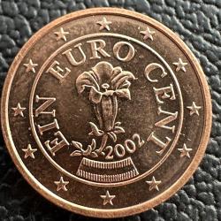 Avusturya 1 Euro Cent 2002