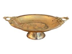 Avrupa Gümüş Kaplama Sunumluk 32 cm. 10 cm Yüksekliğinde