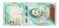 Venezuela 2 Bolivares 2018 ÇİL YKP8160