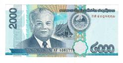 Laos 2000 Kip 2011 ÇİL YKP8180