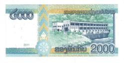 Laos 2000 Kip 2011 ÇİL YKP8180