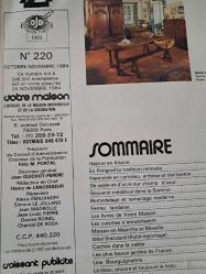 Votre Maison No: 220