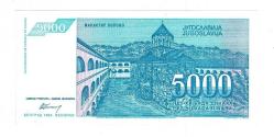 Yugoslavya 5000 Dinara 1994 ÇA YKP8203