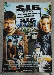 FİLM (DVD /VCD) TANITIM AFİŞİ * KARANKLIKTAKİLER / S.I.S SPECIAL INVESTIGATION SECTION * 34x48 CM