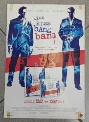 FİLM (DVD /VCD) TANITIM AFİŞİ * HABABAM SINIFI ÜÇ BUÇUK * KISS KISS BANG BANG  34x48 CM