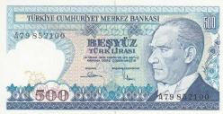 7. EMİSYON A 79 SERİSİ 500 LİRA - AZ ÇIKAN SERİ  / ÇİL KONDİSYON
