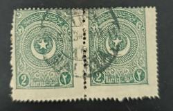 1923 Ayyıldız 3 kuruş per_ damgalı