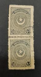 1923 Ayyıldız 10 para per _ damgalı