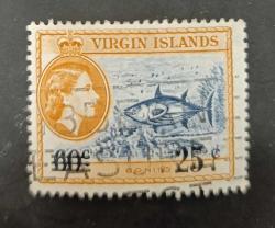 İngiliz Sömürgesi -Virgin Adaları_ damgalı