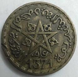 Fas 1952 (H.1371) 10 Frank Mağrip Tasarımlı Alüminyum-Bronz