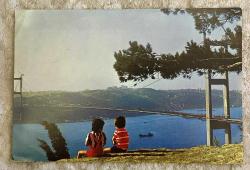 İstanbul boğaz köprüsü Eski Kartpostal