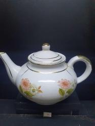 PORSELEN ALTIN YALDIZLI DEMLİK