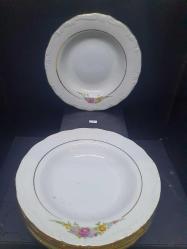 ALTIN YALDIZLI YEMEK TABAĞI