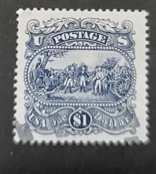 ABD- damgalı pul 1 USD tek pul tam seri