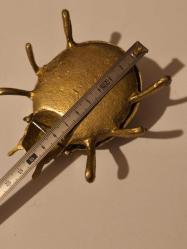 UĞUR BÖCEĞİ FORMUNDA PİRİNÇ KÜLLÜK 11 CM