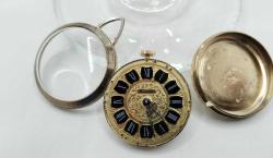 CEP SAATİ, ANTİKA ALTIN VARAKLI ''HARVESTER'' ZENNE CEP SAATİ 181