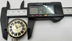 CEP SAATİ, ANTİKA ALTIN VARAKLI ''HARVESTER'' ZENNE CEP SAATİ 181