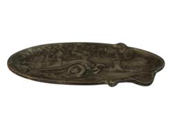 A.R. Depose Döküm Kabartma İşçilikli Kül Tablası - 18 cm