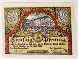 Almanya Asırlık Notgeld.. 50 Pfenning ((1922))