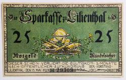 Almanya Asırlık Notgeld 25 Pfenning..((1921))