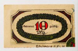 Almanya Asırlık Notgeld 10 Pfenning..((1921))