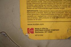 KODAK KP121292 ÖZEL TENEKE KUTUSUNDA SİNEMA FİLMİ DETAYLAR ACIKLAMADA (DEPO