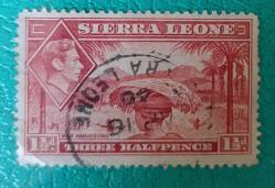 İngiliz Sömürgesi Sierra Leone_ damgalı