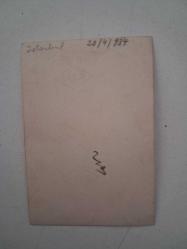 '' 20 Nisan 1934, İstanbul '' notlu Siyah Beyaz, Asker Fotoğrafı - 9/6 cm.