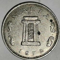 MALTA  1972   5  CENT