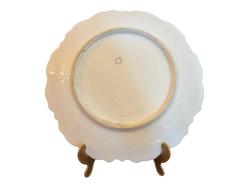 26 cm çapında limoges fransız el boyama duvar tabağı