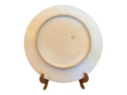 24,5 cm çapında j.p. marka fransız el boyama duvar tabağı