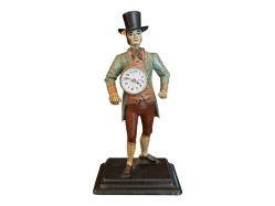 41 cm yüksekliğinde avrupa Üretimi Clock Man Masa Saati