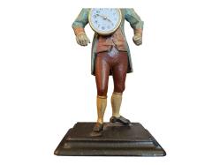 41 cm yüksekliğinde avrupa Üretimi Clock Man Masa Saati