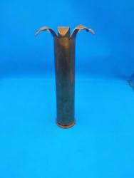 AVRUPA DENİZ KUVVETLERİ 55 MM HAVAN TOPU MERMİSİNDEN YAPILMA BRONZ VAZO