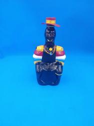 İNSAN ŞEKLİNDE VİNTAGE KOLEKSİYONLUK İÇKİ ŞİŞESİ