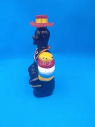 İNSAN ŞEKLİNDE VİNTAGE KOLEKSİYONLUK İÇKİ ŞİŞESİ