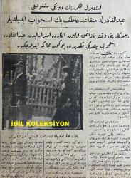 Osmanlıca Vakit Gazetesi, Orijinal Dönem Basım, (Ottoman Newspaper) - 29 Ağustos 1926 - Sayı: 3110 - Hicri: 20 Safer 1345 - İstiklal Mahkemesi'nin Dünkü Meşguliyeti. Abdülkadir'le Mütekait Atıf Bey İsticvap Edildiler. Bildiklerini Vakit Kazanmak İçin İnkarda Israr Eden Abdülkadir, İsticvabı Bittiği Taktirde Bugün Muhakeme Edilecektir - Dahiliye Vekilinin Beyanatı: Abdülkadir'in Yakalanması Tesadüfi Değildir. Bu Zabitimizin Muvaffakıyetidir - Zafer ve Tayyare Bayramları İstanbul'da Nasıl Tesit Edilecek? Merasim Programını Üçüncü Kolordu Kumandanlığı Hazırladı Tayyare Cemiyeti de Ayrı Program Yaptı - HaliçH'in Bulanık Suları Karşısında Seyr-i Sefain Fabrikası, Türk Kabiliyet ve Kudretinin Kıymetli Bir Eseri Olarak Yükseliyor - (Bozkurt-Lotus Davası) Midilli Açıklarındaki Kazadan Mesul Kim? (Fotoğraf) Lotus Kaptanı Mösyö Demons ve Bozkurt Kaptanı Hasan Efendi Huzur-ı Mahkemede