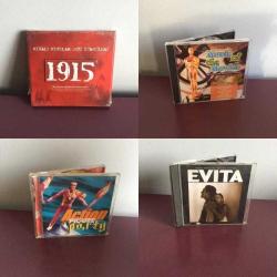 Cd Music Of The Movies  Evita Madonna - Antonio Banderas Kınalı Kuzular Ambalajlı Action Figure Party Orijinal - Çiziksiz Soundtrack Hepsi Birden Bu Fiyat