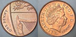 BİRLEŞİK KRALLIK 1 PENNY 2009 KRALİÇE II. ELİZABETH-İNGİLTERE.