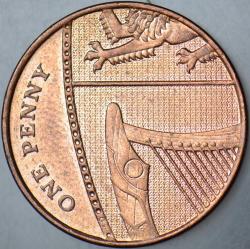 BİRLEŞİK KRALLIK 1 PENNY 2009 KRALİÇE II. ELİZABETH-İNGİLTERE.