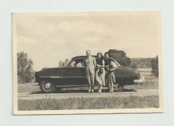 BUICK OTOMOBİL VE AİLE TEMALI ESKİ FOTOĞRAF...