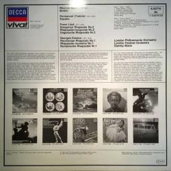 1981 BASKI  KLASİK MÜZİK 33 LÜK PLAK - BOLERO Hungarian & Roumanian Rhapsodies