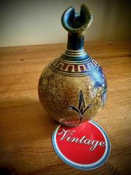 Vintage Koleksiyonluk 70'lerYunan yapımı seramik küçük sürahi (oinochoe)