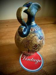 Vintage Koleksiyonluk 70'lerYunan yapımı seramik küçük sürahi (oinochoe)