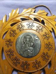 Ahşap el işçiliği ikon