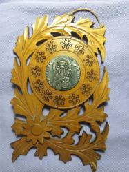 Ahşap el işçiliği ikon