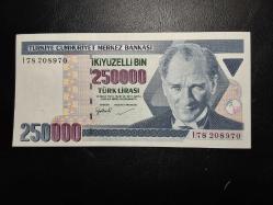 7. EMİSYON 250 BİN TÜRK LİRASI I 78  208970 ÇİL TCB 4128