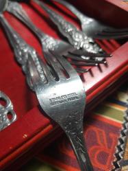 Stainless steel kaşık çatal 4 lü set